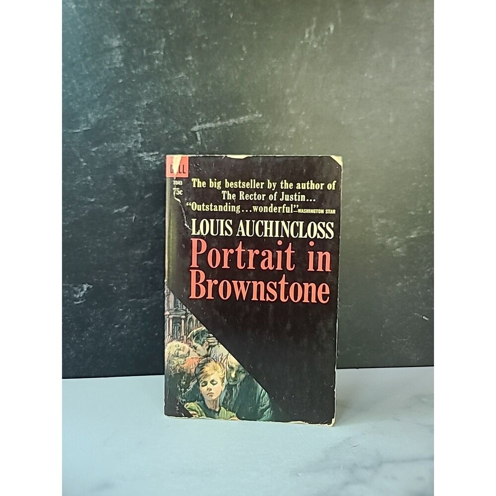 Portrait In Brownstone By Louis Auchincloss Paperback